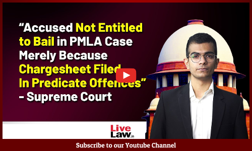 SC Says Accused Not Entitled To Bail Merely Because Chargesheet Filed In Predicate Offence | PMLA [Video]